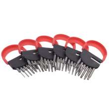 Nichols S2 steel palm section. Wind batch Tsui. Screwdriver head. Slotted hexagonal cross hexagonal plum 8-piece wind batch screwdriver. With head set package