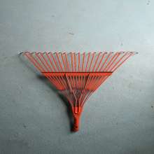 Garden leaf rake wooden handle leaves gardening deciduous weeding household crawler rake grass rake rake iron fan rake iron rake iron grass rake