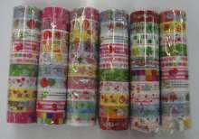 Manufacturers supply customized cartoon tape with various patterns, Korean cartoon shape, thunder-colored tape