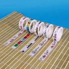 Small fresh cartoon European style creative simple hand tearing and paper tape DIY hand account decorative tape custom wholesale