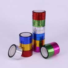 Manufacturers can supply various patterns of color tape / thunder tape / stationery tape