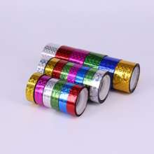Manufacturers can supply various patterns of color tape / thunder tape / stationery tape