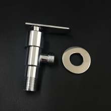 Angle valve thickened cold and hot water and long triangle valve. Hand angle valve. Universal toilet water heater inlet valve water stop valve. 4 points tooth angle valve