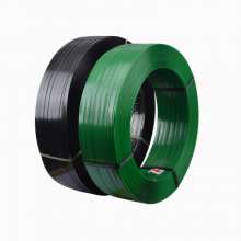 Factory direct plastic steel belt packing belt pet plastic steel belt green plastic steel 1608 steel plastic belt packaging strap