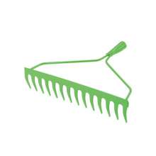 Factory direct thickening garden rake tool steel hoe rake. Rake. Falling leaf rake. Various models 8-20 tooth agricultural nail rake