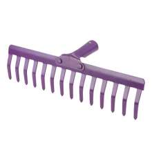 Factory direct thickening garden rake tool steel hoe rake. Rake. Falling leaf rake. Various models without handle 8-20 tooth agricultural nail rake