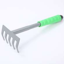 Shuangjie SJ-6011 Garden Tools Seven Piece Set. Flowering Tools. Shovels. Hoes. A3 Carbon Steel Plastic Handle Material Garden Tool Set Potted Set