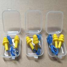 Noise-proof earplugs Boxed waterproof Christmas tree earplugs Noise-proof silicone earplugs Soundproof earplugs
