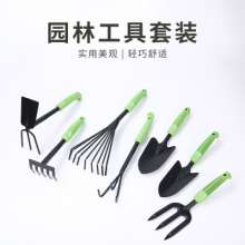 Shuangjie SJ-6012 gardening six-piece set. Planting tools. A3 carbon steel seedling planting tools garden tools support customization