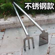 Factory direct hoe 1.2m stainless steel big hoe long handle rake to grow vegetables gardening garden agricultural tools