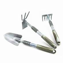 Gardening tool shovel planting small shovel potted shovel hoe rake planting garden suit flower three-piece set