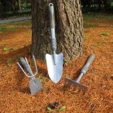 Gardening tool shovel planting small shovel potted shovel hoe rake planting garden suit flower three-piece set