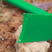 Manganese steel green paint garden hoe, gardening, flowering hoe, flower growing, factory direct garden tools