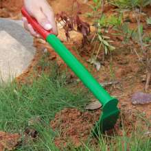 Manganese steel green paint garden hoe, gardening, flowering hoe, flower growing, factory direct garden tools