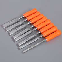 Woodworking chisels. Small big flat chisel. Mu Zhao carving flower slotting chisel. Flat shovel and round chisel tool set