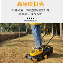 Hand-push electric lawn mower for cross-border export. Lawn machine. Home garden trimmers mowing and weeding machines. Electric lawn mower