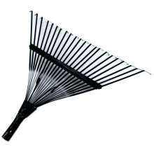 Factory direct sale 22 tooth steel wire rake deciduous rake grass rake gardening iron rake grass rake leaf rake garden tool