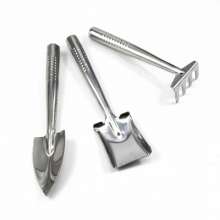 Stainless steel garden spatula three-piece mini succulent planting tool potted planting set garden tool