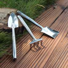 Stainless steel garden spatula three-piece mini succulent planting tool potted planting set garden tool
