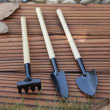 Gardening shovel, fleshy three-piece mini potted plant set, outdoor plant, flower gardening tool