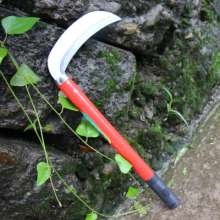 Sickle, wheat mowing knife, mountaineering pathfinder long handle sickle, factory direct sales