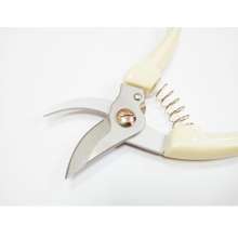 Borui White Handle Flowering Shears Garden Shears Branch Shears Fruit Branch Shears Garden Shears Elbow Branch Shears Garden Shears Pruning Shears Fruit Tree Shears BR-1027 Direct Shear