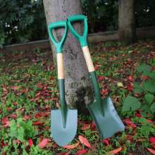 Factory direct sale wooden handle shovel garden shovel shovel garden planting shovel children's flower shovel