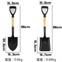 Factory direct sale wooden handle shovel garden shovel shovel garden planting shovel children's flower shovel