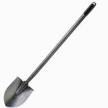 One-piece steel shovel Agricultural shovel shovel for growing vegetables Soil digging steel shovel Gardening and gardening tools 1.5 meters long shovel
