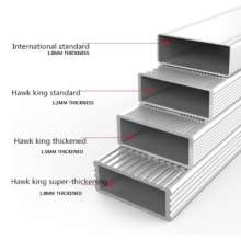 Yongkang Oukemu Import and Export Factory direct exports of aluminum ladders. ladder. Folding ladder. Multifunctional aluminum alloy folding ladder joint lifting engineering ladder household herringbo