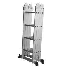 Yongkang Oukemu Import and Export Factory direct exports of aluminum ladders. ladder. Folding ladder. Multifunctional aluminum alloy folding ladder joint lifting engineering ladder household herringbo