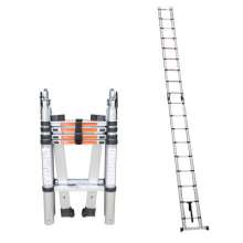 Yongkang Okam Import and Export Joint Telescopic Ladder for Cross-border Export. Herringbone Ladder Ladder. Folding ladder. Household folding multifunctional lifting stairs aluminum alloy engineering 