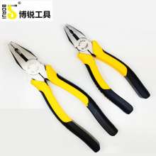 Borui chrome vanadium TPR handle wire cutters wire cutters wire cutters vise pliers clamp pliers 6 inches 8 inches
