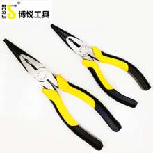Borui chrome vanadium TPR handle long-nosed pliers (6"-8") needle-nose pliers wire cutters vise pliers clamp pliers flat-nose pliers rubber pliers