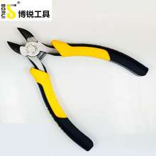 Borui Chrome Vanadium TPR Handle Diagonal Pliers 6" Double Color Handle Diagonal Pliers Nozzle Pliers Nozzle Pliers Diagonal Pliers Electronic Scissors Pliers Diagonal Pliers