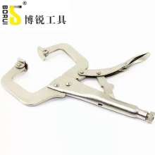 Borui C-type vigorous pliers 11 inch vigorous pliers round mouth clamp pliers fixed clamp clamp fixed clamp