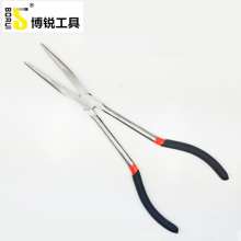 Borui 11 inch long-handled long-nosed pliers, long-nosed pliers, long-nosed pliers, pliers, long-handled pliers