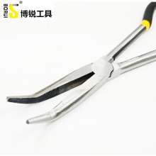 B Borui 11 inch long handle curved nose pliers long handle curved nose pliers, curved nose pliers, pliers