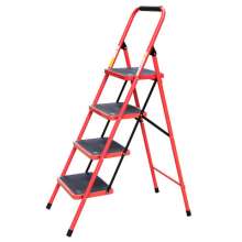 Yongkang Okem Import and Export. Domestic iron pipe ladders for cross-border exports. Thicken herringbone ladder. Anti-slip telescopic folding ladder three-step four-step household step ladder