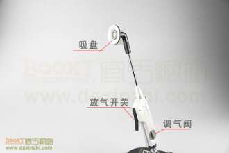 Taiwan GISON direct sales GP-SA40 portable pneumatic vacuum suction gun glass mirror non-marking adsorber. Pneumatic suction cup gun
