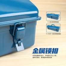 Meike hardware tool box metal household portable small, medium and large storage box storage box multi-function tool box