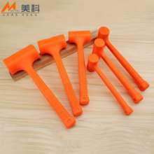 Meike non-elastic rubber hammer installation hammer multi-function wood floor tile tool small champagne leather hammer