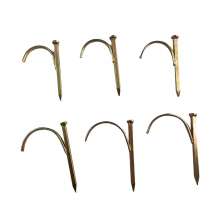 Cement nails for water pipes Square nails Hook nails Wire pipe code Fixed hook pipe clamps High strength galvanized thickened pipe code Pipe nails Steel nail code