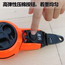 Meike ink fountain automatic marking device woodworking decoration tools spring line device automatic winding manual hand ink line drawing device