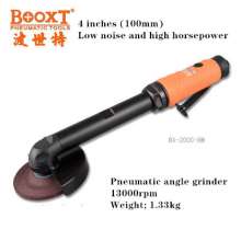 Taiwan BOOXT factory direct sales BX-200C-8M lengthened and thinner light 4-inch pneumatic angle grinder 100mm. Pneumatic angle grinder. Sanding tools
