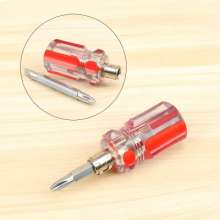 Meike Plastic Handle 6x38mm Mini Short Handle Screwdriver Phillips Dual-use Screwdriver Small Carrot Head