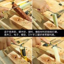 6-piece set of mini assorted wood files, woodworking files set, mahogany files, hardwood files, small files for carving and polishing