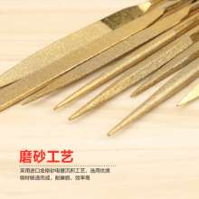 Meike Diamond File Flat Rubbing Knife Set Emery File Metal Alloy Small Steel File Triangle Round Knife