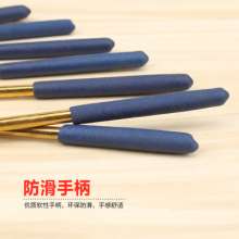 Meike Diamond File Flat Rubbing Knife Set Emery File Metal Alloy Small Steel File Triangle Round Knife