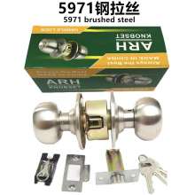 5971 brushed steel stainless steel ball lock interior door lock bathroom lock room door lock exterior door lock ball lock